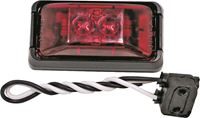 PM V153KR Marker Light Kit, 12 V, LED Lamp, Red Lens, Bracket Mounting 
