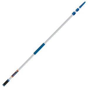 Unger Professional 972960 Telescopic Pole with Locking Cone and Quick-Flip Clamps, 6 ft Min Pole L, 18 ft Max Pole L