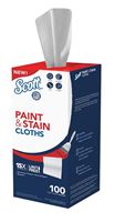 Scott 53942 Paint Cleaning Cloth, White, 100/PK 