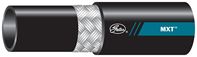 GATES MXT 70276 Wire Braid Hose, 0.675 in OD, 3/8 in ID, 400 ft L, 4800 psi Pressure, Synthetic Rubber, Black