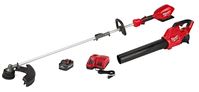 Milwaukee M18 FUEL 3000-21 String Trimmer and Blower Combination Kit, Battery Included, 2-Tool, XC8.0 Battery