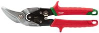 Milwaukee 48-22-4522 Aviation Snip, 10 in OAL, 5 in L Cut, Right Cut, Steel Blade, Ergonomic Handle, Red Handle