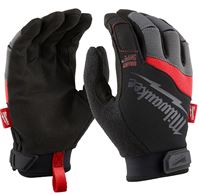 Milwaukee 48-22-8723 Work Gloves, Mens, XL, 7.87 to 8.1 in L, Reinforced Thumb, Hook-and-Loop Cuff, Synthetic Leather