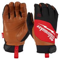 Milwaukee 48-73-0022 Breathable Lightweight Performance Gloves, Mens, L, 10.4 in L, Hook and Loop Cuff, Polyester Back