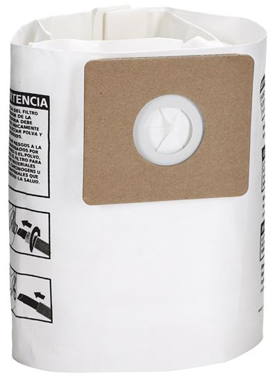 Shop-Vac 9066833 Filter Bag, 2 to 2.5 gal Capacity, 11-1/2 in L, 7 in W