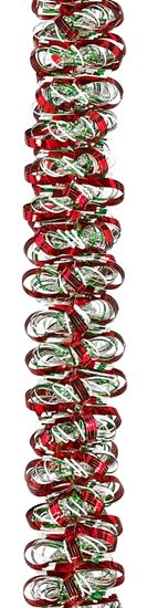 Holidaytrims 3786450 Garland, 12 ft L, PVC, Green/Red/Snow White, Indoor  12 Pack