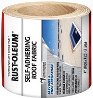RUST-OLEUM 345651 Self-Adhering Roof Fabric, 4 in x 25 ft Roll