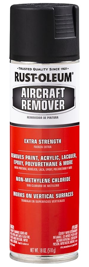 Rust-Oleum 352969 Aircraft Paint Remover, Liquid, Solvent-Like, 18 oz, Can