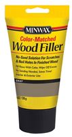 Minwax Color-Matched Series 448550000 Wood Filler, Gray, 6 oz