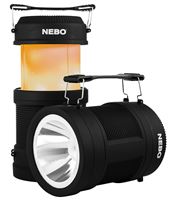 NEBO 6849 Pop-Up Lantern and Spot Light, LED Lamp, ABS/Rubber, Black