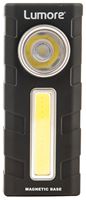 NEBO LUMORE 6883 2-in-1 Work Light with Magnetic Clip Hook, 2-Lamp, LED Lamp, 300, 250 Lumens, Black