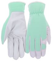 mud MD72001MT-W-ML Gloves, Womens, M/L, Spandex Back, Mint