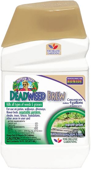 Bonide Captain Jack's 2600 Concentrated Deadweed Brew, Liquid, Clear/Yellow, 1 pt