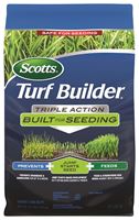 Scotts Turf Builder 23002 Triple-Action Lawn Fertilizer, 4.3 lb Bag, Solid, 21-22-4 N-P-K Ratio