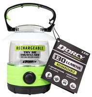 Dorcy Adventure Series 41-1360 Table Lantern, Lithium-Ion, Rechargeable Battery, LED Lamp, Aluminum, Green