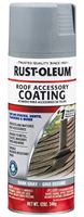 RUST-OLEUM 302123 Roof Accessory Coating, Dark Gray, 12 oz Aerosol Can, Liquid
