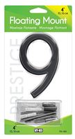 HY-KO FM-4BK-9 House Number, Character: 9, 4 in H Character, Black Character