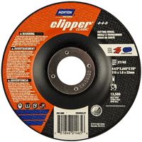 NORTON Clipper Classic A AO Series 70184601465 Cut-off Wheel, 4-1/2 in Dia, 0.045 in Thick, 7/8 in Arbor