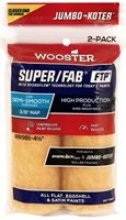 Wooster RR981-4 1/2 Roller Cover, 3/8 in Thick Nap, 4-1/2 in L, Fabric Cover, Gold 