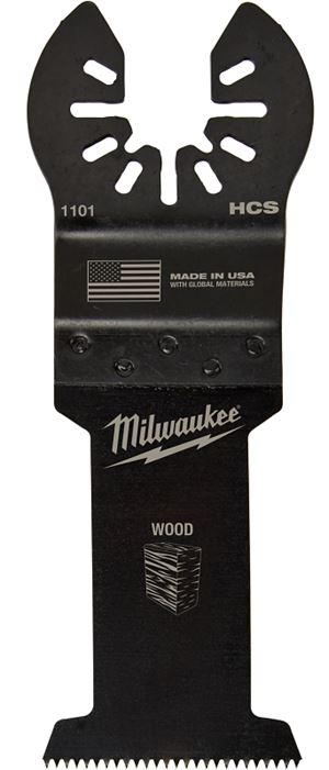 Milwaukee 49-25-1101 Blade, 1-3/8 in, 2 in D Cutting, HCS, 1/PK