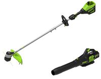 Greenworks 1301402 Combination Tool Kit, Battery Included, 2-Tool, 2.5 Ah, 80 V, Lithium-Ion