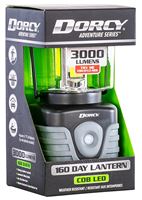 Dorcy Adventure Max Series 41-3120 Lantern, D-Cell Battery, Black/Gray
