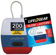 LIFE+GEAR Glow Mini Series 41-3879 Multi-Function Lantern, Alkaline Battery, Clear Light