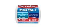 WOOSTER SUPER DOO-Z R205-3 Roller Cover, 3/8 in Thick Nap, 3 in L, Fabric Cover, White