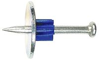 BLUE POINT FASTENERS PDW25-38F10 Drive Pin with Metal Round Washer, 0.14 in Dia Shank, 1-1/2 in L