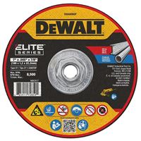 DeWALT ELITE Series DWA8960F Cutting Wheel, 7 in Dia, 0.045 in Thick, 7/8 in Arbor, 60 Grit, Zirconia Alumina Abrasive