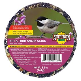 Audubon Park 13142 Nut & Fruit Snack Stack, 8.5 oz