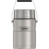 Thermos BIG BOSS STAINLESS KING SK3030MSTRI4 Vacuum Insulated Food Jar with Inner Container, 47 oz Capacity, 5.3 in L