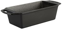 Lodge BW8LP Loaf Pan, 12 in L, 4.69 in W, 2.88 in H, Cast Iron