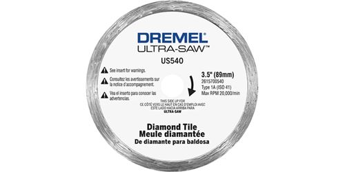 DREMEL US540-01 Cutting Wheel, 3-1/2 in W