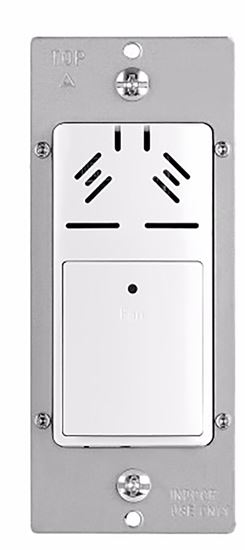 EATON HDFS3P1-W-L Humidity Sensor and Fan Control, 1-Pole, 15 A, 120 VAC, 45 to 80 %, White