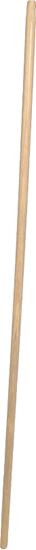 BIRDWELL 524-12 Hardwood Handle, 15/16 in Dia, 48 in L, Tapered, Wood, Natural