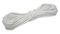 BARON 36361 Rope, 3/16 in Dia, 100 ft L, 83 lb Working Load, Nylon/Poly, White