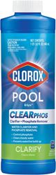 Clorox Pool & Spa 52032CLX Clearphos Clarifier + Phosphate Remover Chemical, 32 oz  6 Pack
