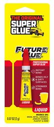 SUPERGLUE CORP Future Glue 00615 TV1 Superglue Corp, Liquid, Characteristic, Clear, 2 g Tube