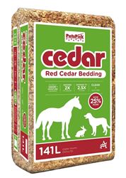 PetsPick 2.0P5PT55 Livestock Bedding, Cedar, Red 