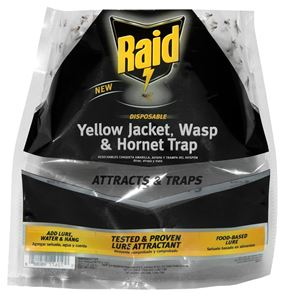 Raid WASPBAG-RAID Yellow Jacket/Wasp and Hornet Trap, Liquid, Fruit, Pack of 6
