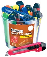 ALLWAY TOOLS K7-25 Utility Knife, Pack of 25 