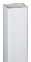 DOWNSPOUT CONTEMP SQ WHITE 2IN, Pack of 6 