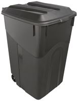 United Solutions TI0073 Wheeled Trash Can, 45 gal Capacity, Lid Closure, Pack of 5 