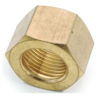Anderson Metals 750061-14 Nut, Compression, Brass, Pack of 10 