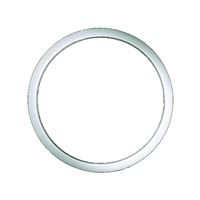 Danco 36661B Faucet Washer, 1-1/2 in, 1-1/2 in ID x 1-3/4 in OD Dia, 1/4 in Thick, Polyethylene, Pack of 5 