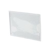 Southern Imperial R-VPT-1252 Tag Pocket, 1-1/4 in W, PVC, Clear, Pack of 25 
