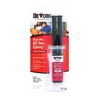 Devcon 21445 Epoxy Adhesive, Clear, Liquid, 0.47 oz, Syringe 