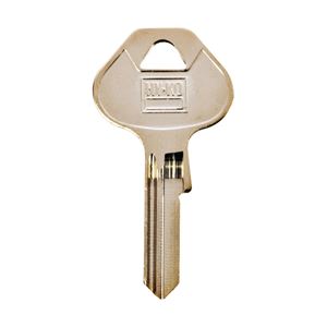 Hy-Ko 11010M60 Key Blank, Brass, Nickel, For: Master Locks and Padlocks, Pack of 10