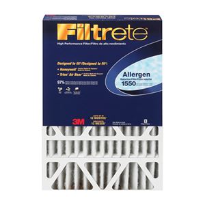 Filtrete DP03DC-4 Air Filter, 25 in L, 20 in W, Cardboard Frame, Pack of 4